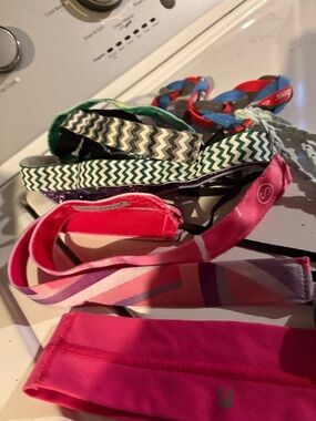Multicolor Sweaty Bands/ Hair Kilts/ Under Armour Headband Set - 12